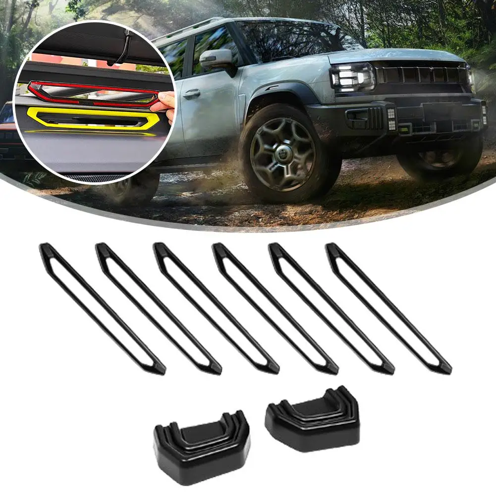8PCS/Set New Jetour 2023 2024  - Crepe Pan Carbon recension och pris